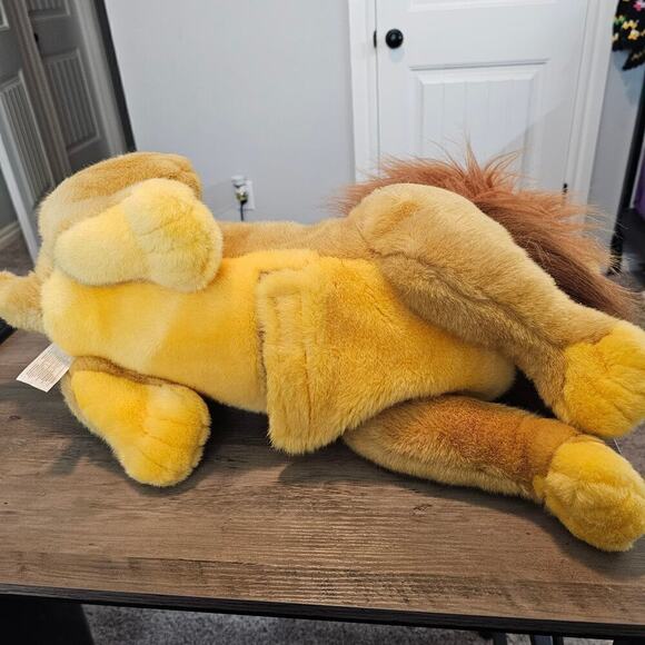 Disney The Lion King Simba Plush Hand Puppet Large Stuffed Animal 23" Vintage - Picture 8 of 12